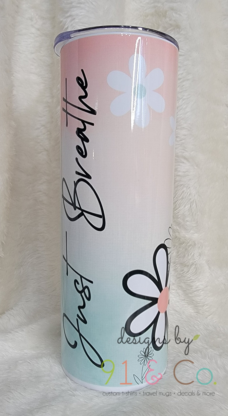 Just Breathe Tumbler