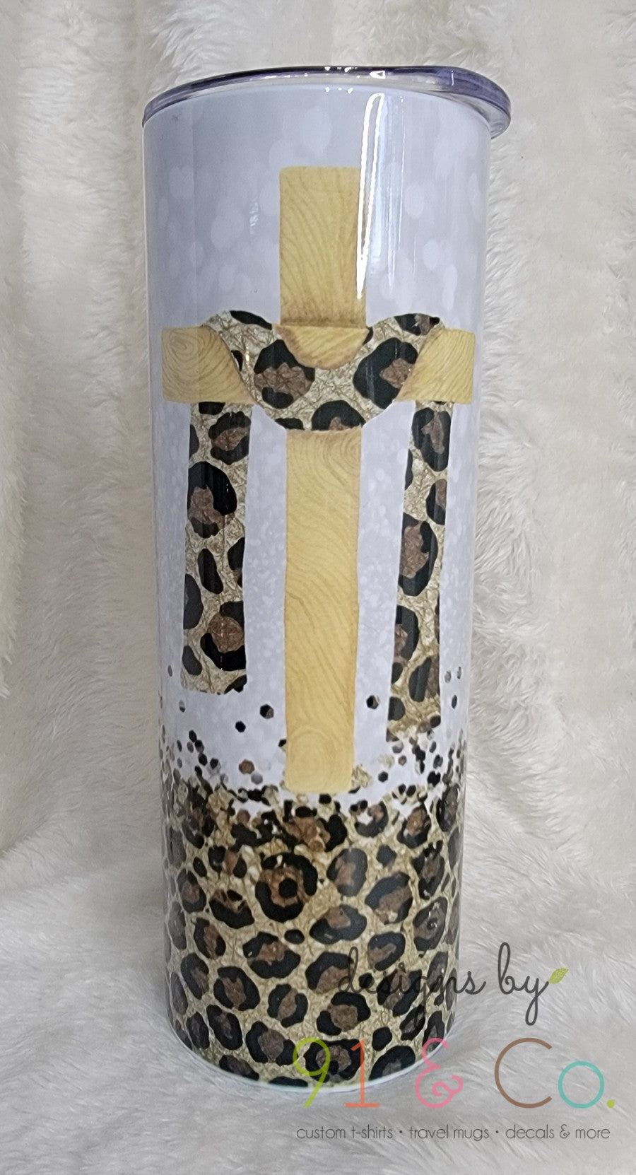#FAITH Rainbow & Cross Tumbler