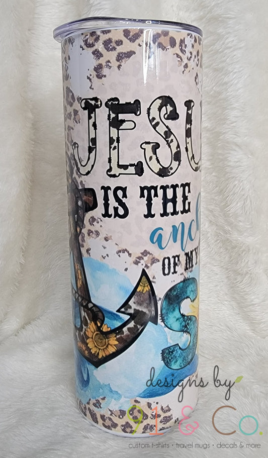 Jesus is the Anchor Tumbler