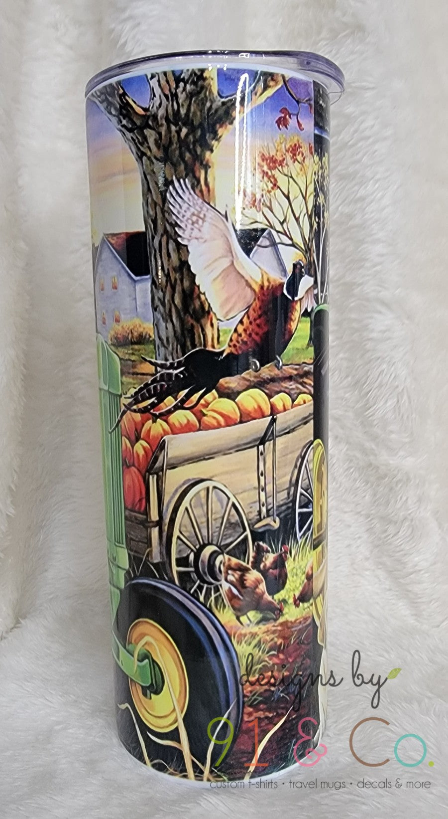 Fall Tractor Tumbler