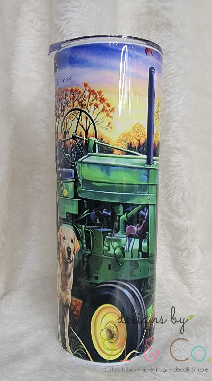 Fall Tractor Tumbler