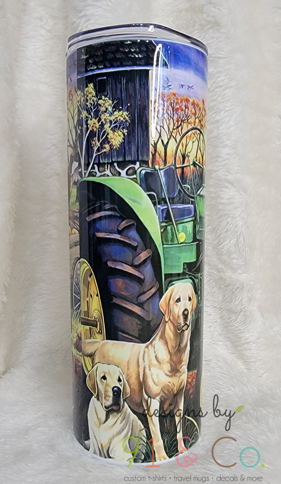 Fall Tractor Tumbler